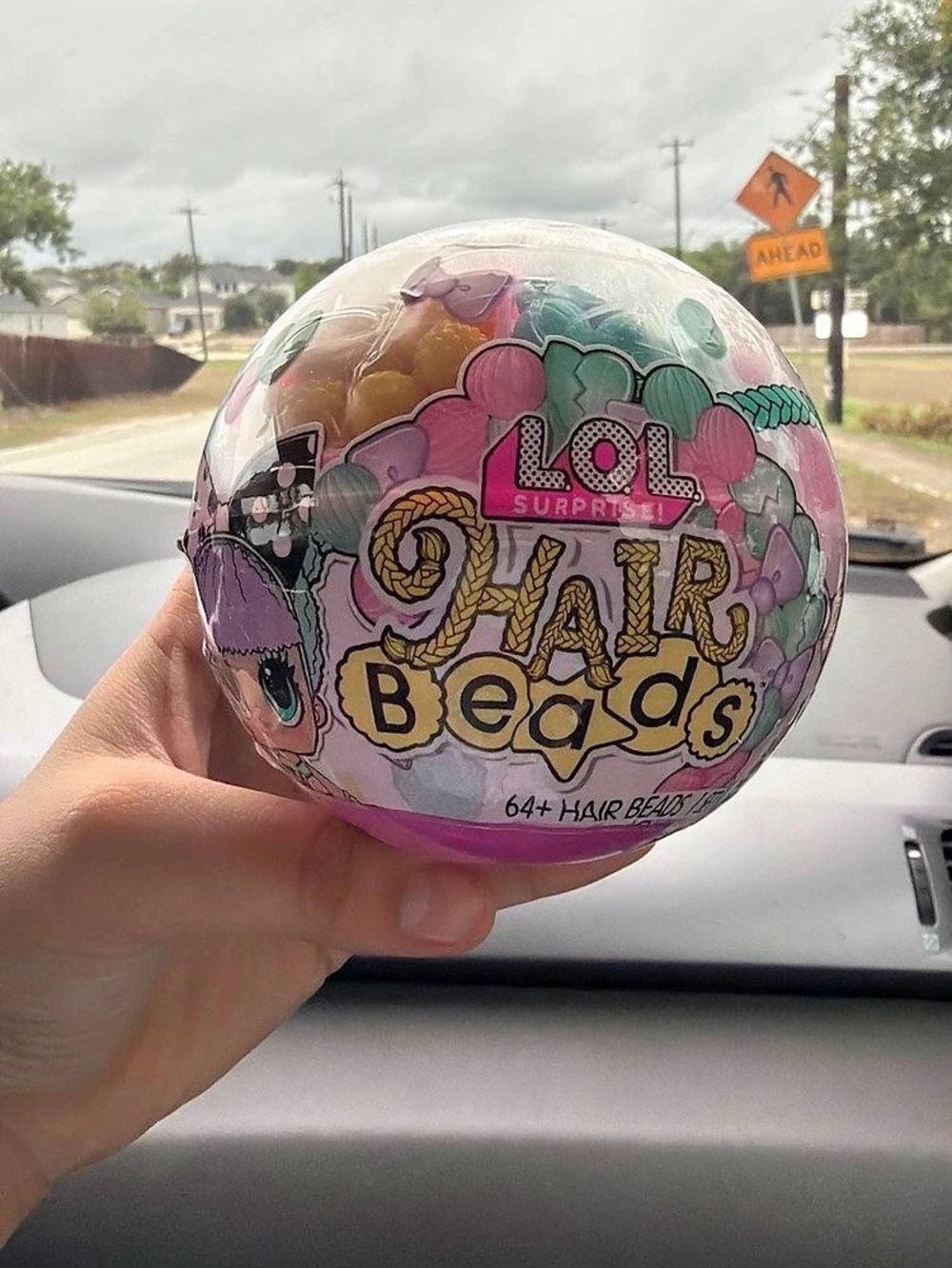 LOL Surprise Hair Beads Tots Toy Pink & Multicolor